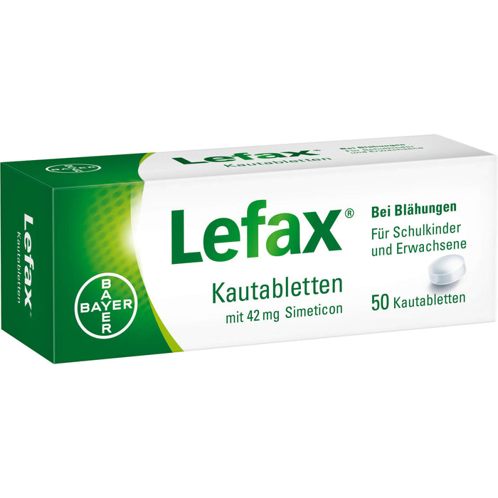 Lefax Kautabletten bei Blähungen, 50 pcs. Tablets