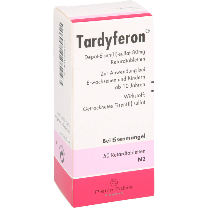 Tardyferon Depot-Eisen(II)-Sulfat 80 mg Retardtabletten, 50 pc Capsules