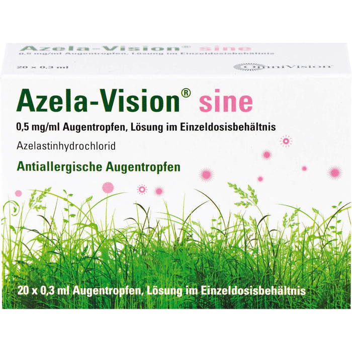 Azela-Vision sine Augentropfen Einzeldosisbehältnis, 20 pcs. Ampoules