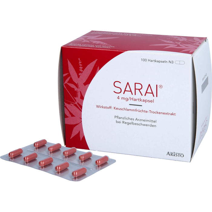 Sarai Hartkapseln bei Regelbeschwerden, 100 pc Capsules