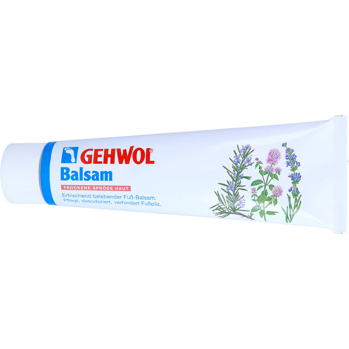 GEHWOL erfrischend belebender Fußbalsam für trockene Haut, 125 ml Cream