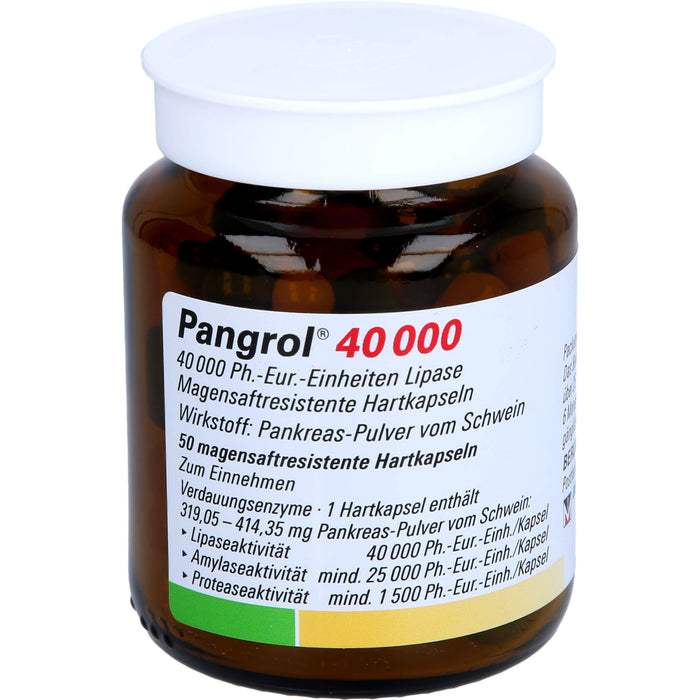 Pangrol 40000 Kapseln Verdauungsenzyme, 50 pcs. Capsules