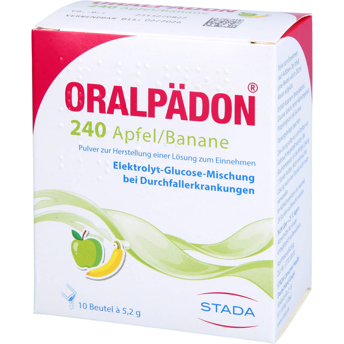 Oralpädon 240 Apfel-Banane Pulver, 10 pcs. Sachets