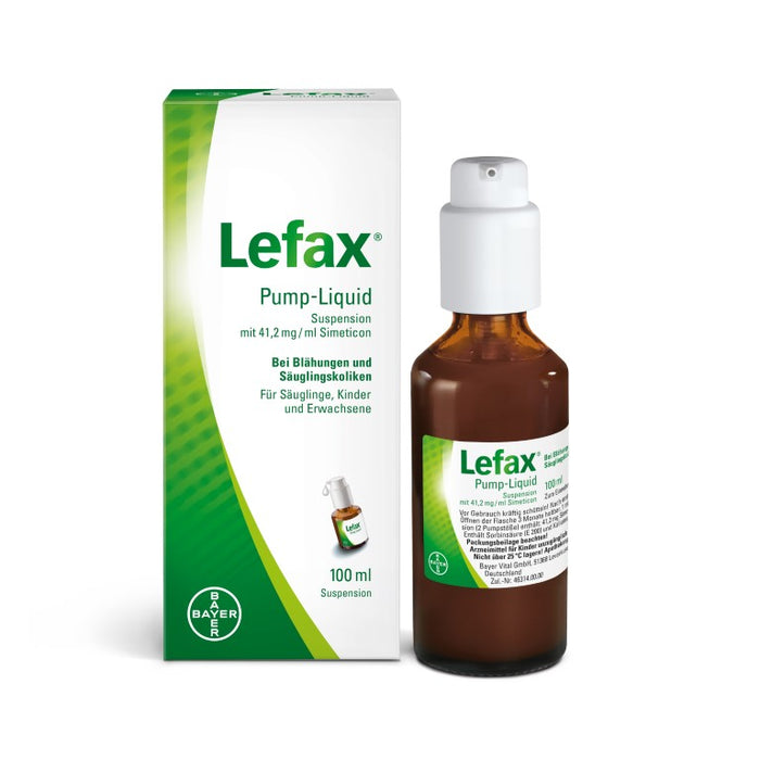 Lefax Pump-Liquid gegen Blähungen und Säuglingskoliken, 100 ml Solution