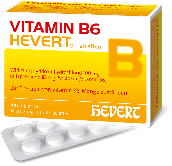 Vitamin B6 Hevert Tabletten, 200 pcs. Tablets