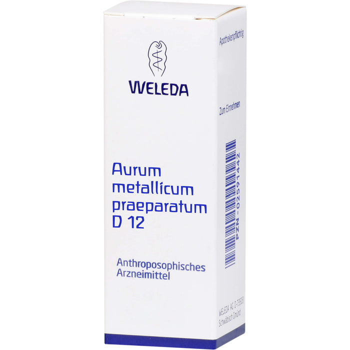 WELEDA Aurum metallicum praeparatum D12 Verreibung, 50 g Poudre