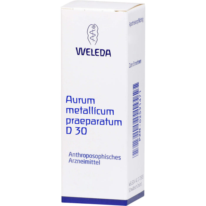 Aurum met. praep. D30 Weleda Trit., 20 g TRI