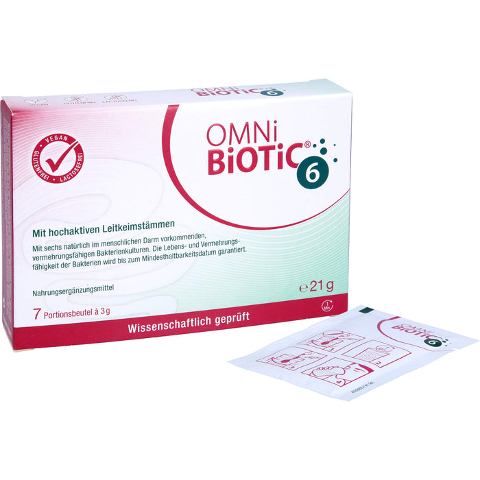 OMNi-BiOTiC 6 mit hochaktiven Leitkeimstämmen Portionsbeutel, 7 pcs. Sachets