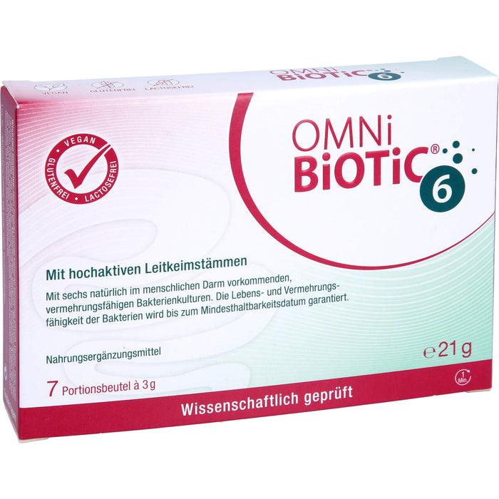 OMNi-BiOTiC 6 mit hochaktiven Leitkeimstämmen Portionsbeutel, 7 pc Sachets