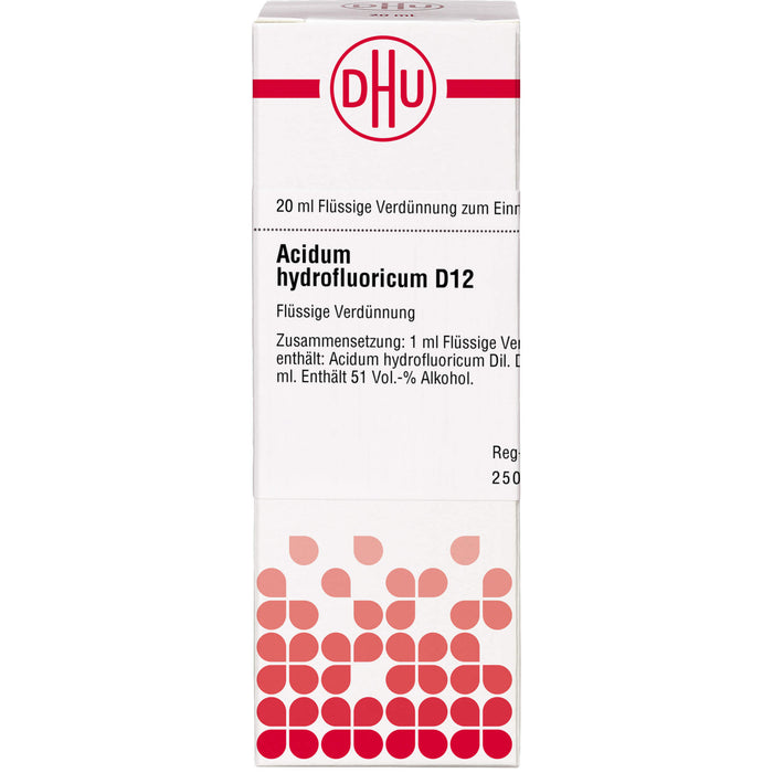 DHU Acidum hydrofluoricum D12 Dilution, 20 ml Lösung