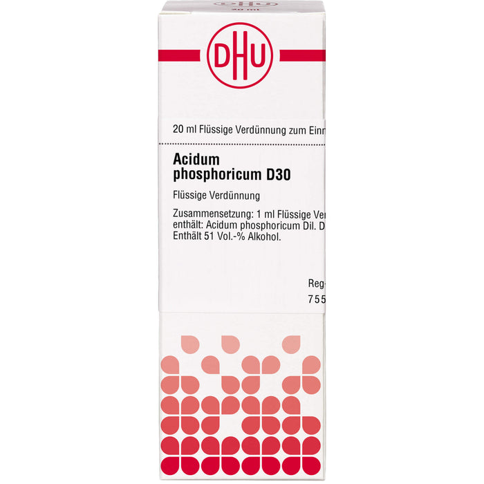 DHU Acidum phosphoricum D30 Dilution, 20 ml Lösung