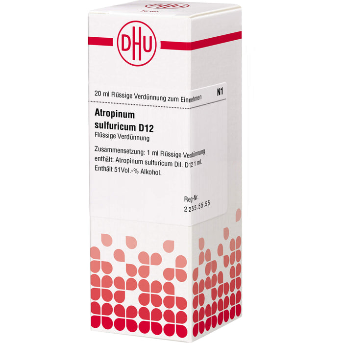 Atropinum sulfuricum D12 DHU Dilution, 20 ml Lösung