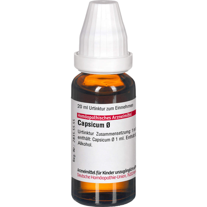 DHU Capsicum Ø Urtinktur, 20 ml Lösung