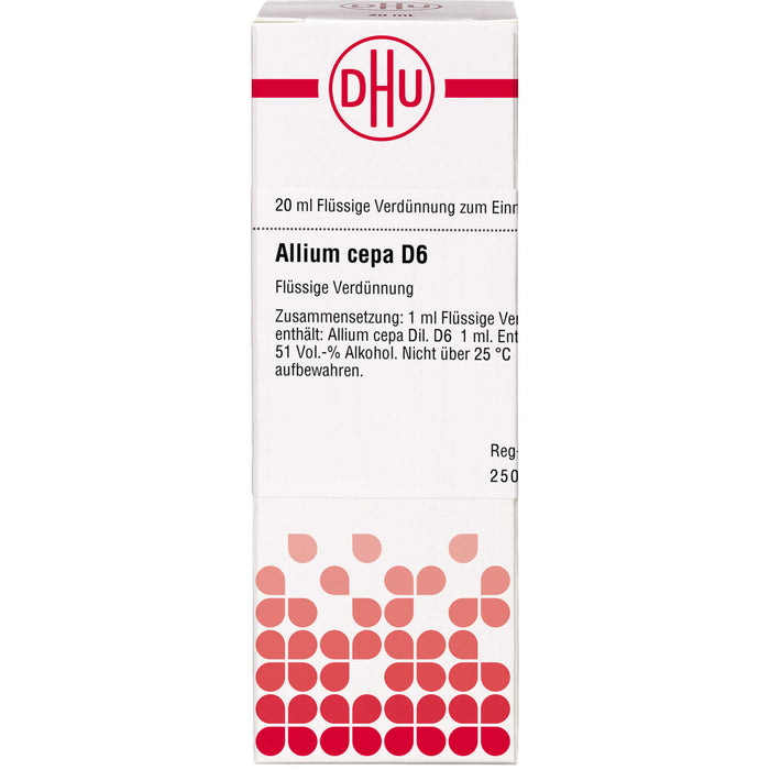 DHU Allium cepa D6 Dilution, 20 ml Lösung