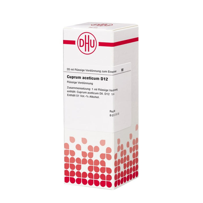 DHU Cuprum aceticum D12 Dilution, 20 ml Lösung