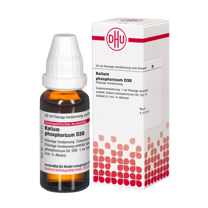 Kalium phosphoricum D30 DHU Dilution, 20 ml Lösung