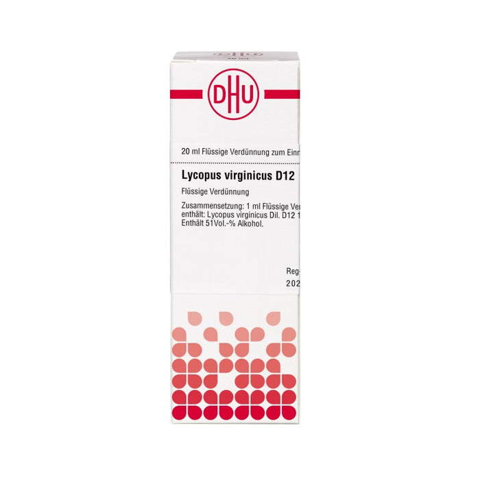 DHU Lycopus virginicus D12 Dilution, 20 ml Lösung