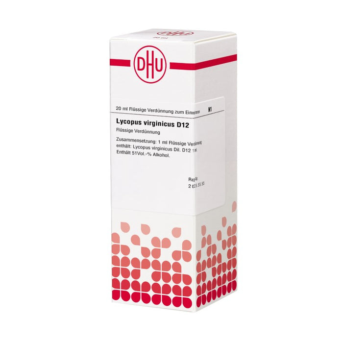 DHU Lycopus virginicus D12 Dilution, 20 ml Lösung