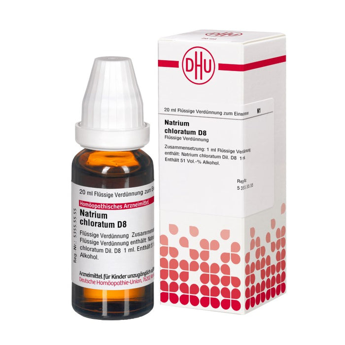 DHU Natrium chloratum D8 Dilution, 20 ml Lösung