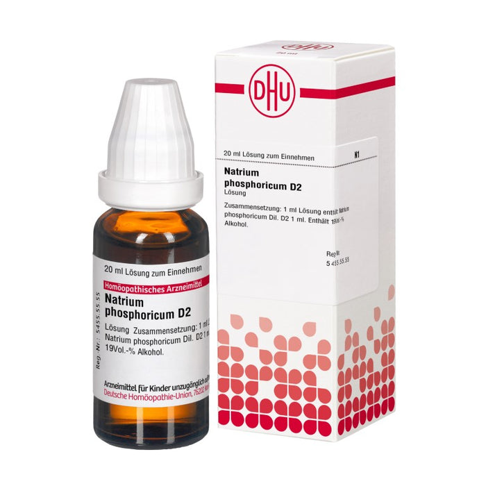 Natrium phosphoricum Urtinktur=D2 DHU, 20 ml Lösung