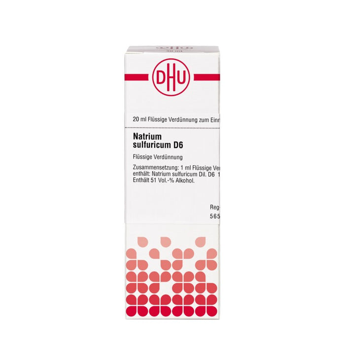 DHU Natrium sulfuricum D6 Dilution, 20 ml Lösung