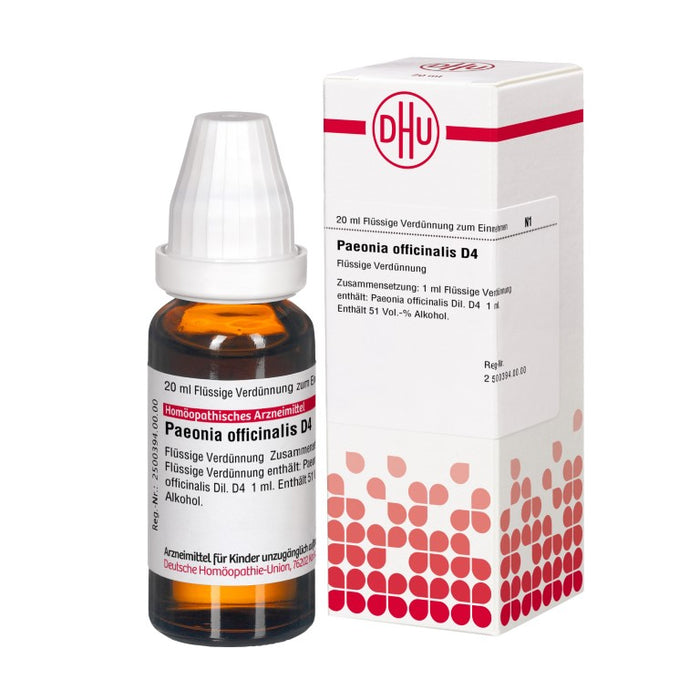 DHU Paeonia officinalis D4 Dilution, 20 ml Lösung