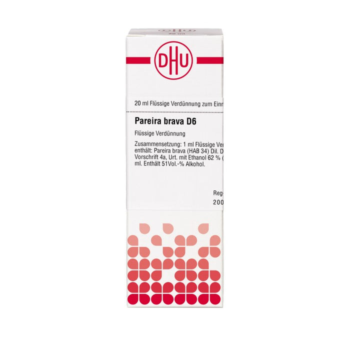 DHU Pareira brava D6 Dilution, 20 ml Lösung