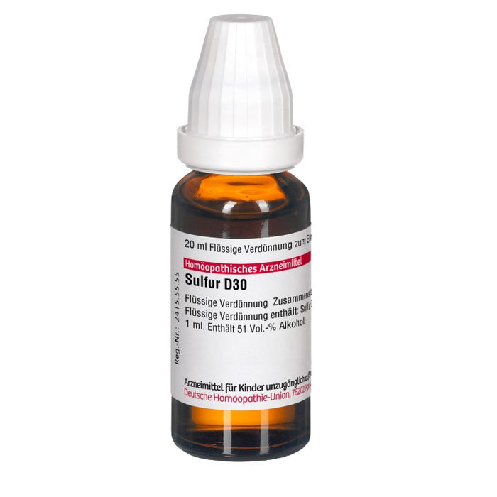 DHU Sulfur D30 Dilution, 20 ml Lösung