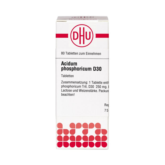 DHU Acidum phosphoricum D30 Tabletten, 80 St. Tabletten