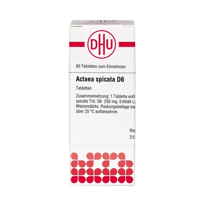 Actaea spicata D6 DHU Tabletten, 80 St. Tabletten