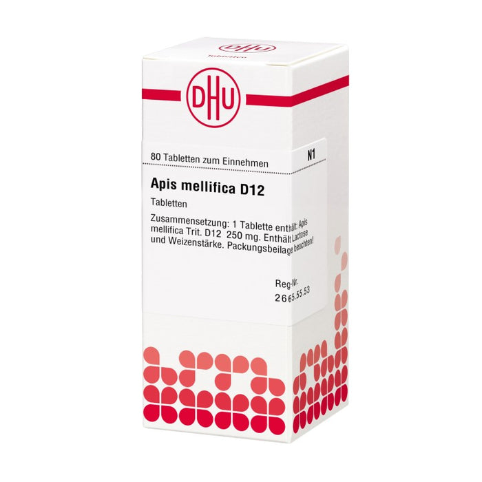 DHU Apis mellifica D12 Tabletten, 80 St. Tabletten