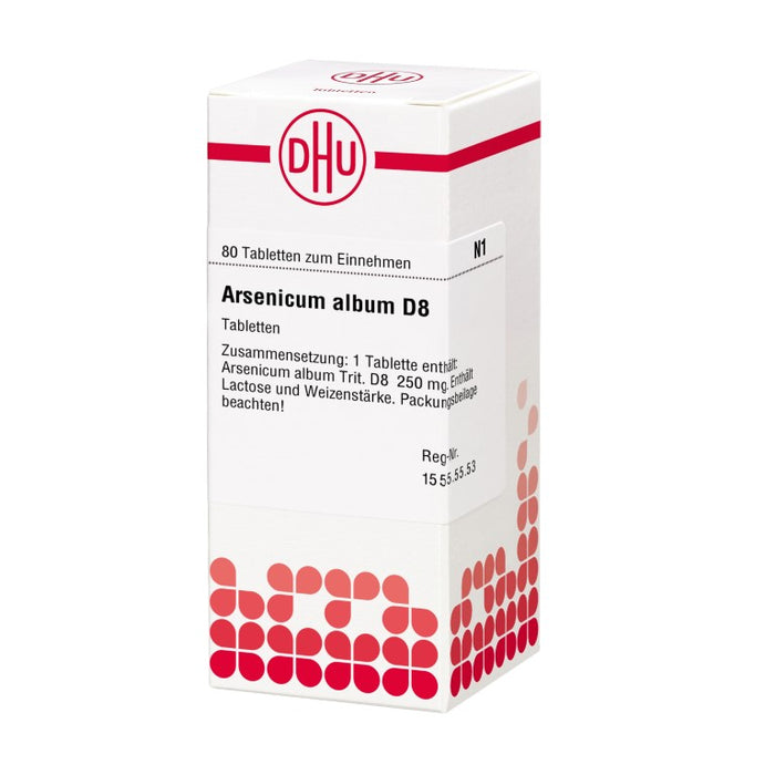 DHU Arsenicum album D8 Tabletten, 80 pcs. Tablets