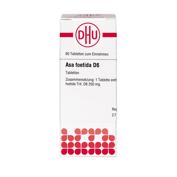 DHU Asa foetida D6 Tabletten, 80 pc Tablettes