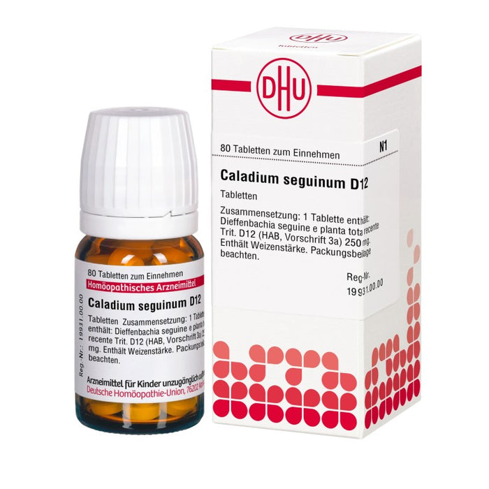 DHU Caladium seguinum D12 Tabletten, 80 St. Tabletten