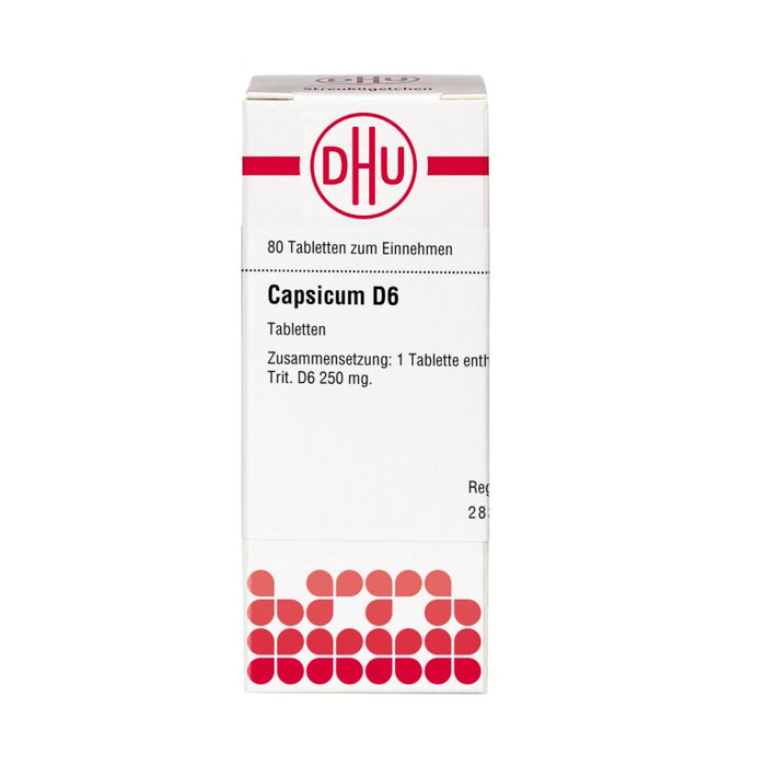 DHU Capsicum D6 Tabletten, 80 pc Tablettes