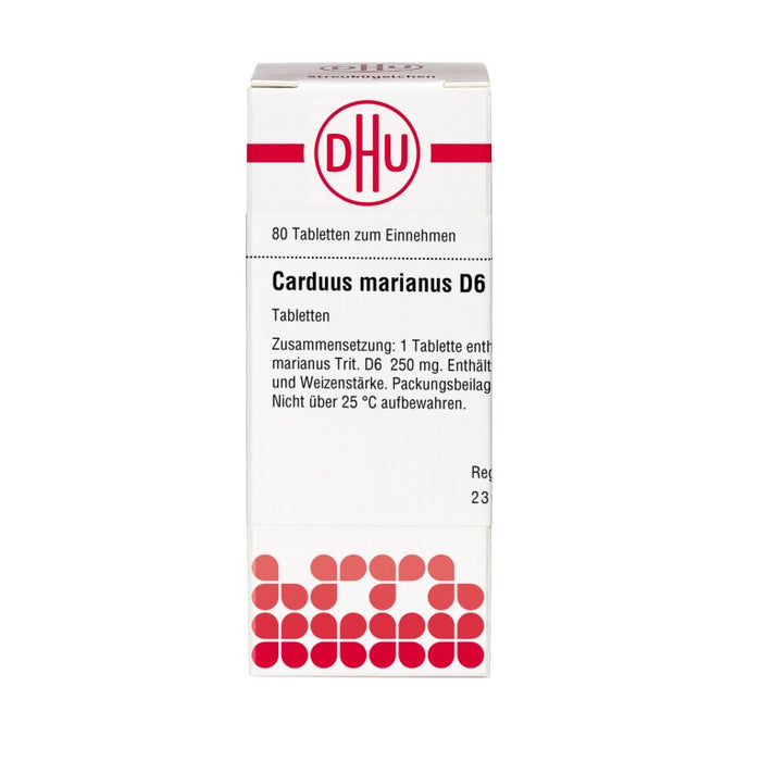 DHU Carduus marianus D6 Tabletten, 80 St. Tabletten