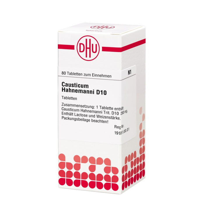 DHU Causticum Hahnemanni D10 Tabletten, 80 pcs. Tablets