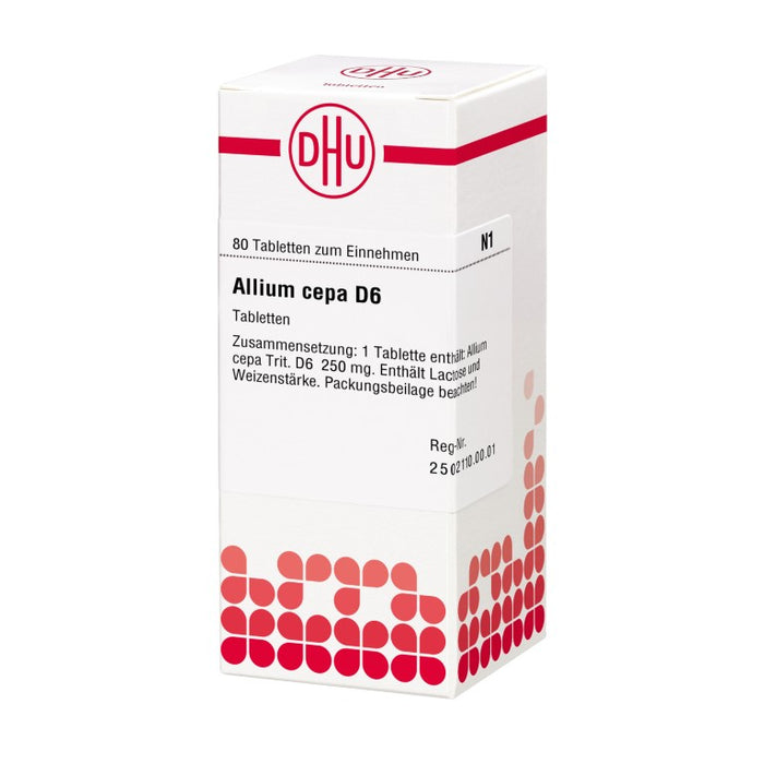 DHU Allium cepa D6 Tabletten, 80 pc Tablettes