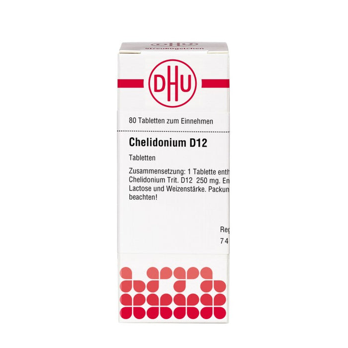 DHU Chelidonium D12 Tabletten, 80 St. Tabletten