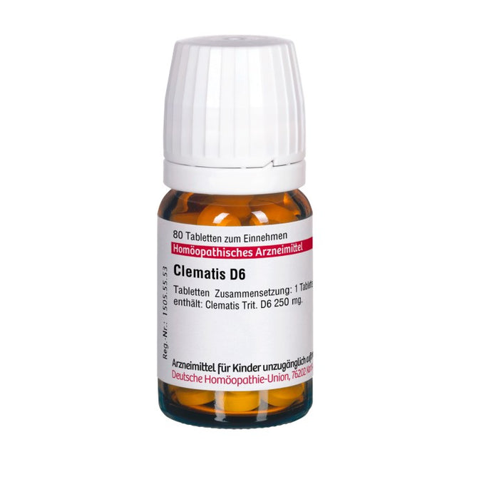 DHU Clematis D6 Tabletten, 80 pc Tablettes