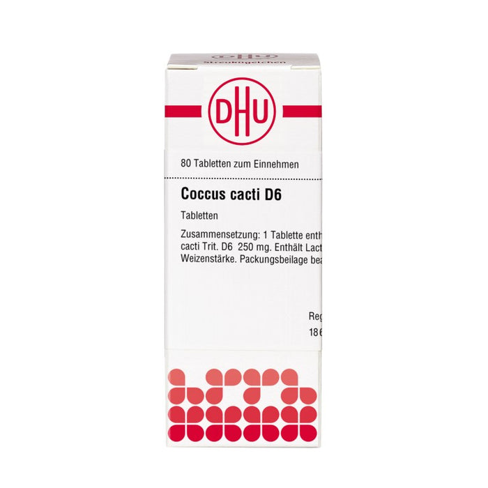 DHU Coccus cacti D6 Tabletten, 80 St. Tabletten