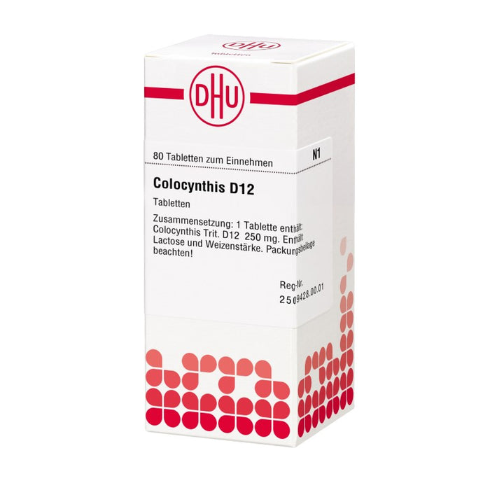 DHU Colocynthis D12 Tabletten, 80 St. Tabletten