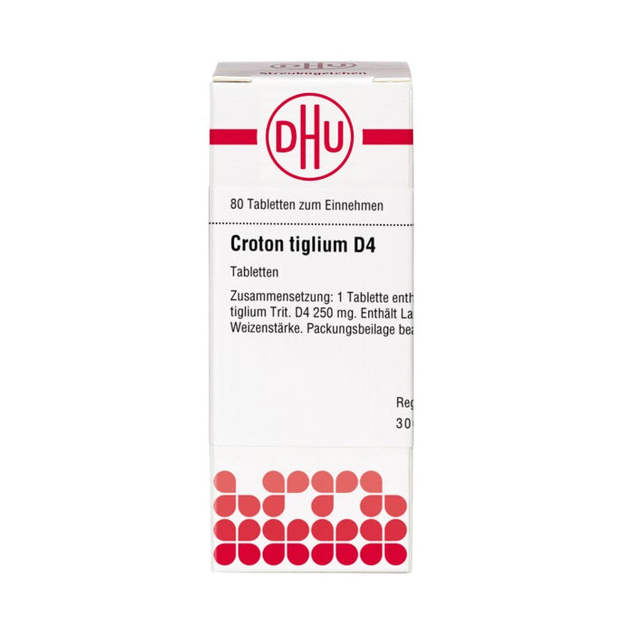 Croton tiglium D4 DHU Tabletten, 80 St. Tabletten