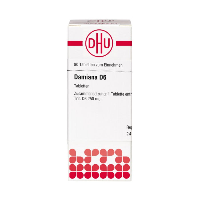 DHU Damiana D6 Tabletten, 80 pcs. Tablets