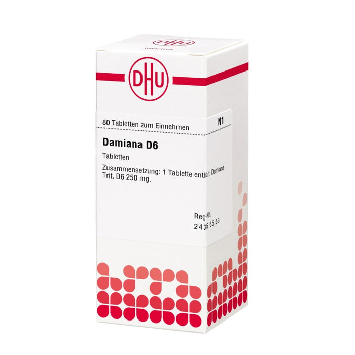 DHU Damiana D6 Tabletten, 80 pcs. Tablets