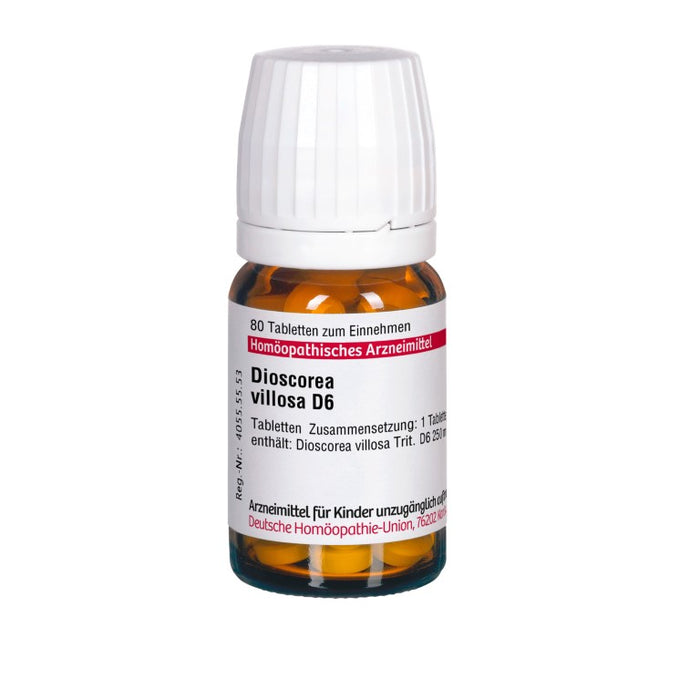 DHU Dioscorea villosa D6 Tabletten, 80 St. Tabletten