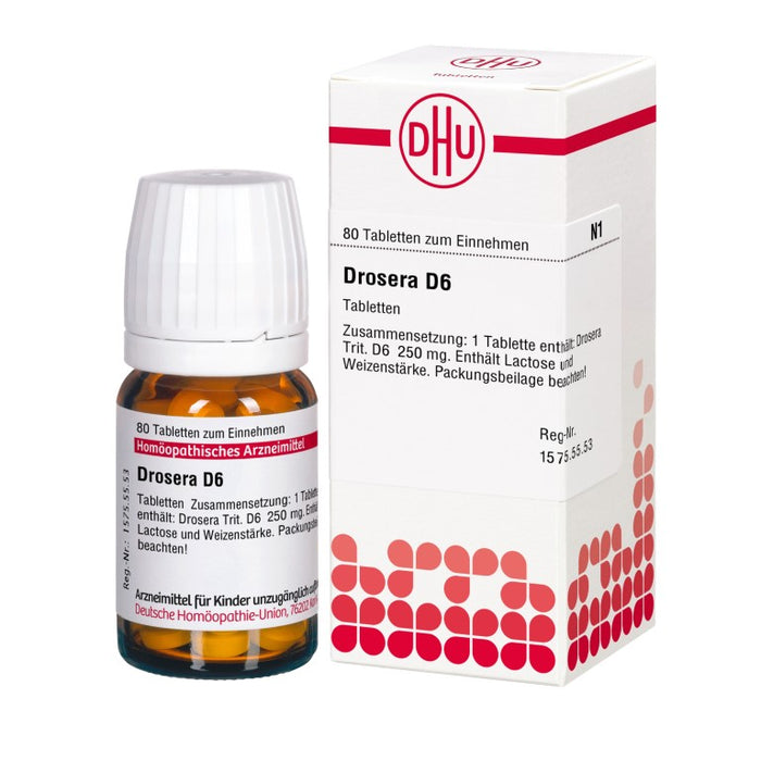 Drosera D6 DHU Tabletten, 80 St. Tabletten