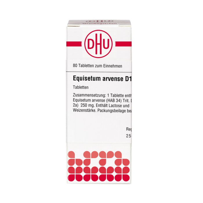 Equisetum arvense D12 DHU Tabletten, 80 St. Tabletten