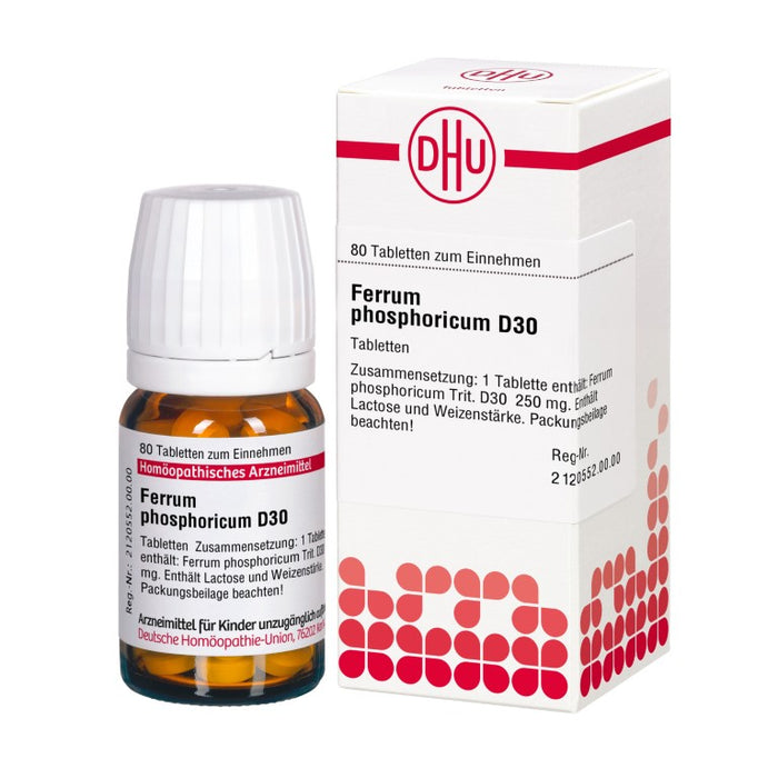 DHU Ferrum phosphoricum D30 Tabletten, 80 St. Tabletten