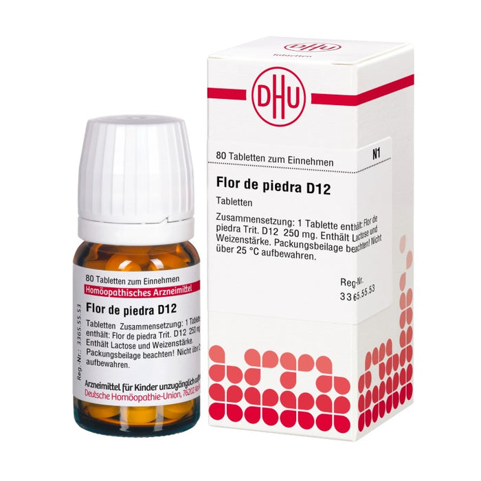 DHU Flor de Piedra D12 Tabletten, 80 pc Tablettes